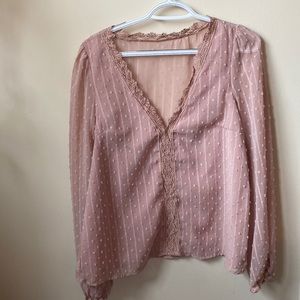 Light pink ladies top